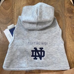 Dog Notre Dame Grey Hoodie